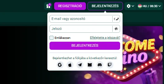 SpinBetter belépés